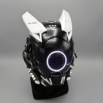 サイバー マスク コスプレ Qoo10] サイバーパンクマスク LEDフラッシュ
